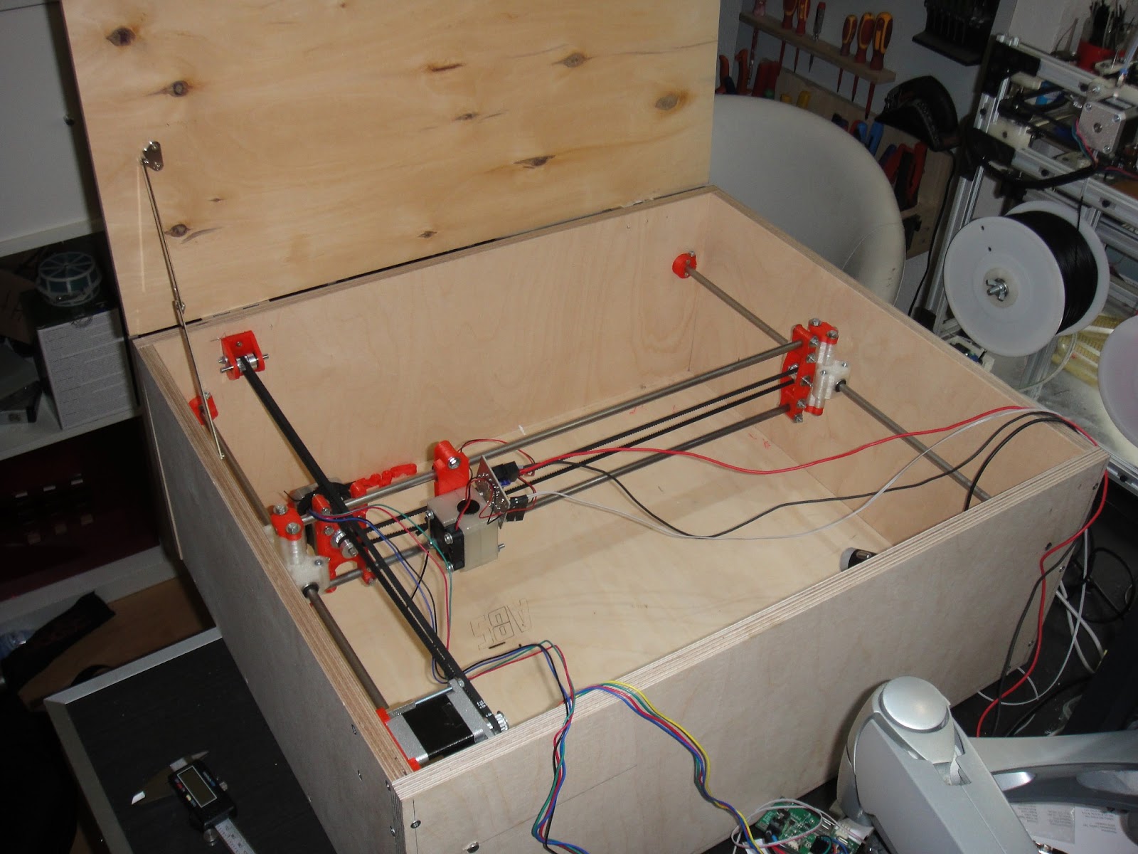 Laser cutting of a Masking tape stencil with an Endurance diode laser 