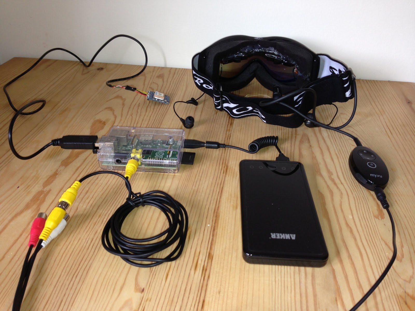 Snowboard Goggle HUD Displays Critical Data While Falling Down A