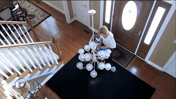 Change Chandelier Light Bulbs, How To Change Chandelier In High Ceilings