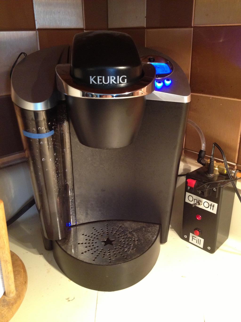Keurig Hack Now Automatically Fills The Water Reservoir Hackaday