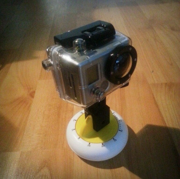 GoPro Panning Time-lapse With Ikea Egg Timer | Hackaday