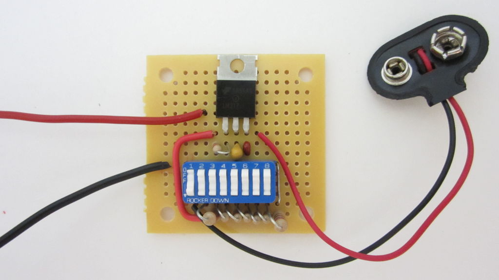 DIP Switch Adjusted Voltage Regulator | Hackaday