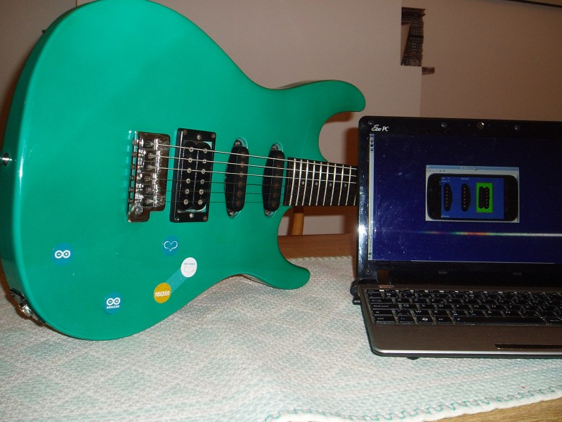 ArduGuitar, An Arduino Controllable Guitar Hackaday