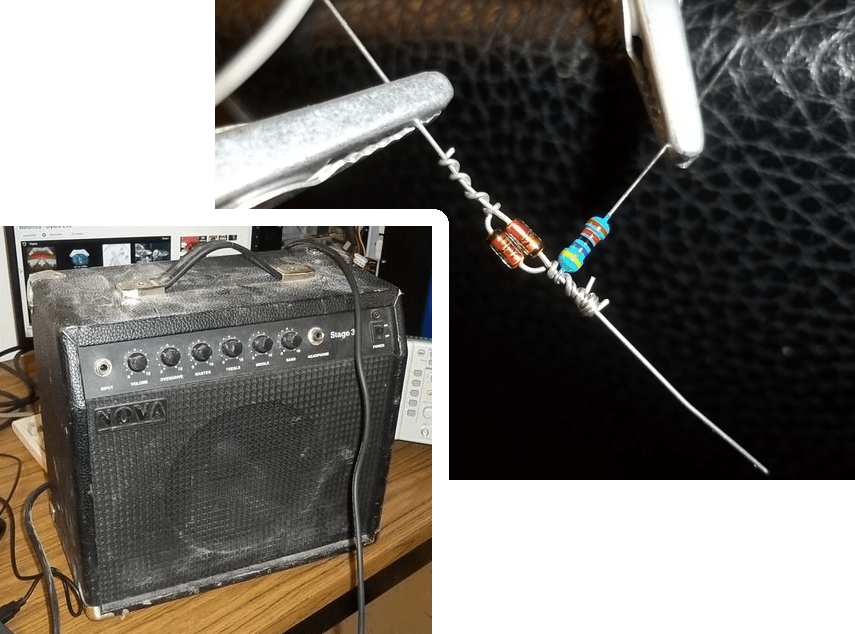 Cheap Guitar Amp Repaired By Replacing The Distortion Circuit Hackaday