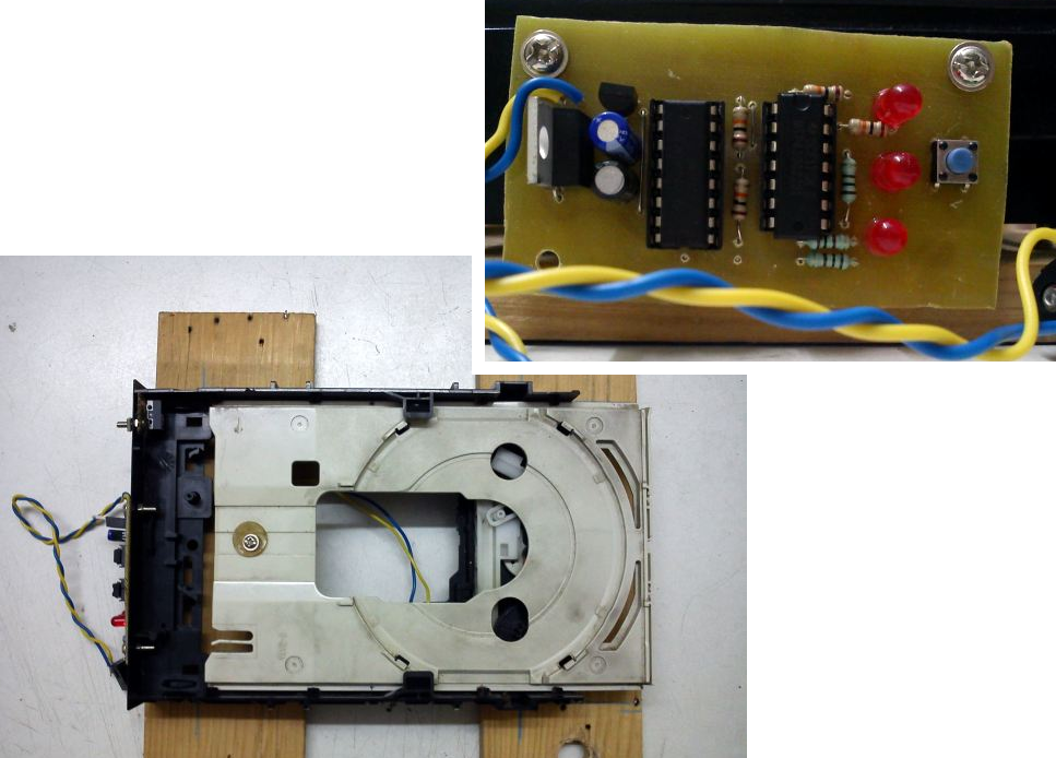 PCB Agitator From A Broken CDROM Drive Hackaday