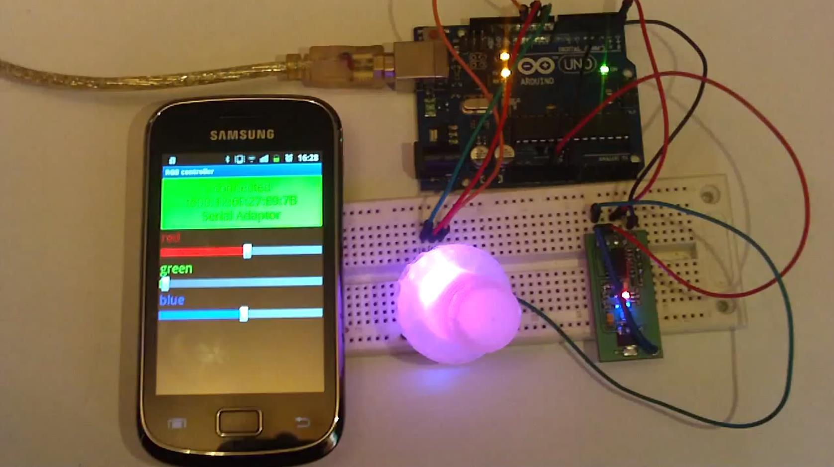 Android Controlled RGB Lights | Hackaday