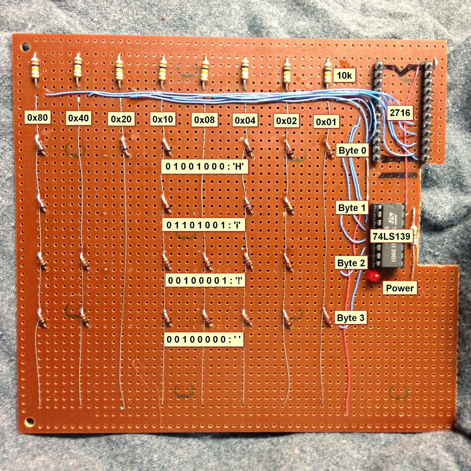 Making A Diode Matrix ROM | Hackaday
