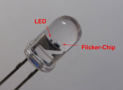 diy flickering led