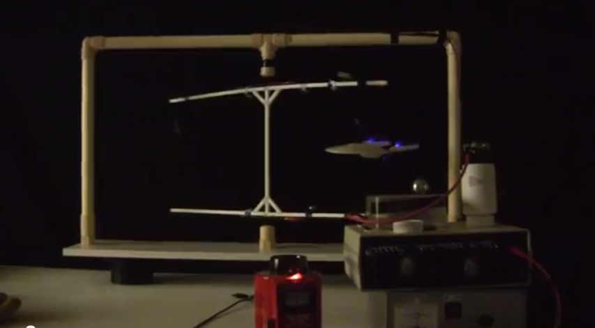 Ion Wind Propelled Star Trek Enterprise | Hackaday