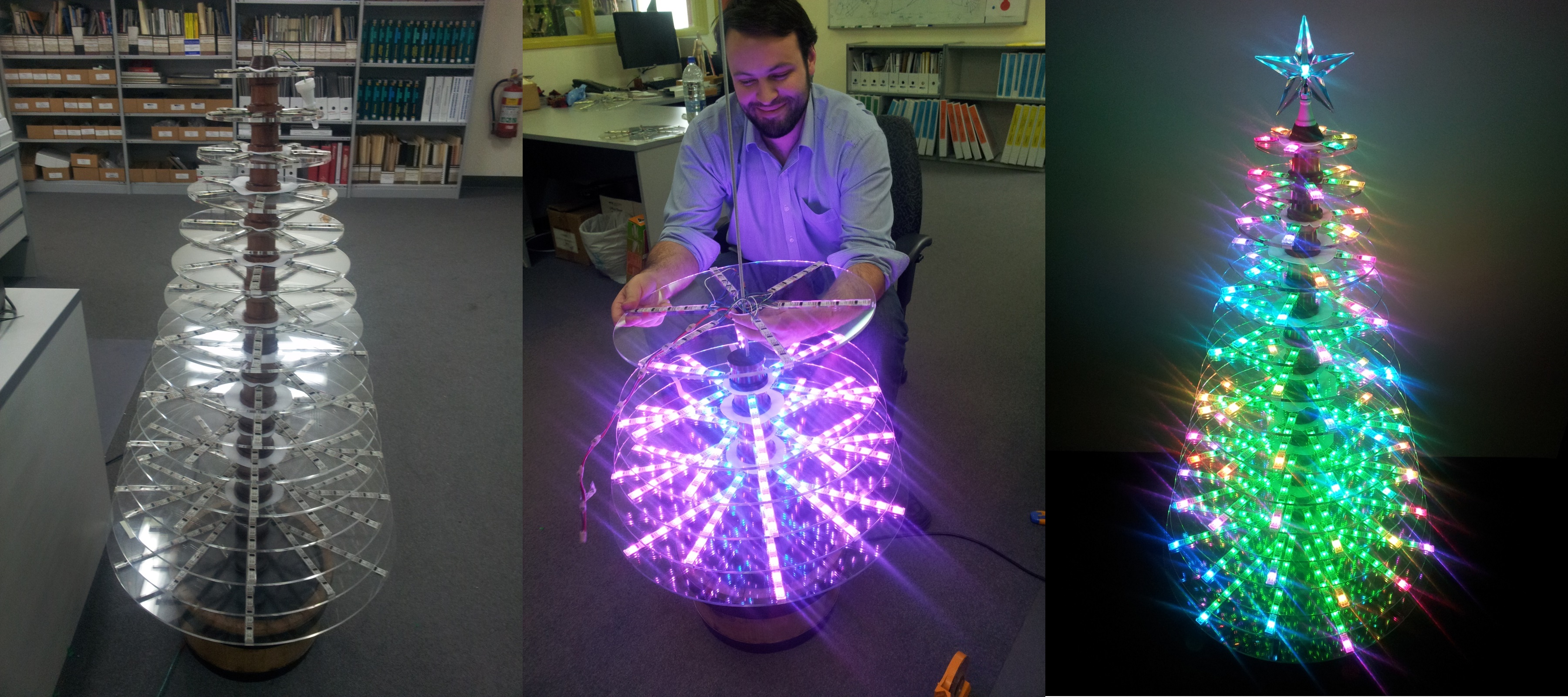 LEDmas Tree Hackaday