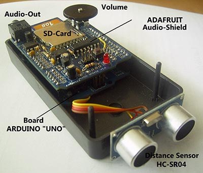 A Speaking Ultrasonic Distance Sensor | Hackaday