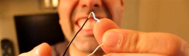 Fixing christmas lights to windows