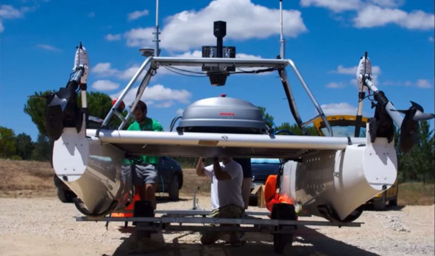 RIVERWATCH: An Autonomous Surface-Aerial Marsupial Robot Team | Hackaday