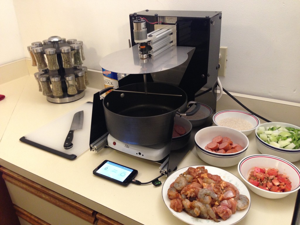 OliveR The Programmable Cooking Robot Hackaday