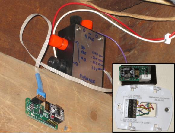 Wireless Thermostat Hackaday