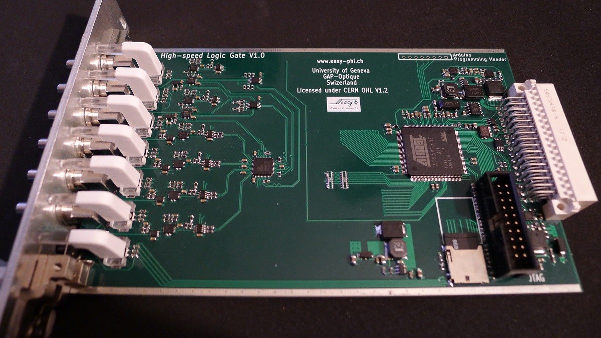 A High-Speed Logic Gate Board For The Easy-Phi Project | Hackaday