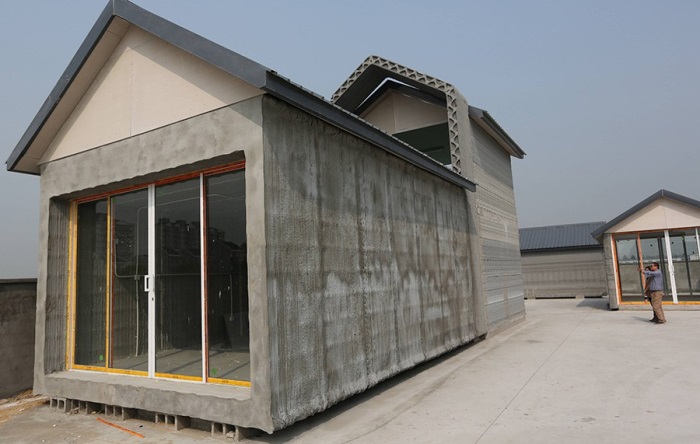 3d printed house in china