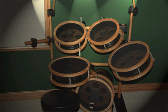 electronic drums from 5 gallon buckets