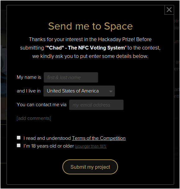 Entry Is Easy: The Hackaday Prize | Hackaday