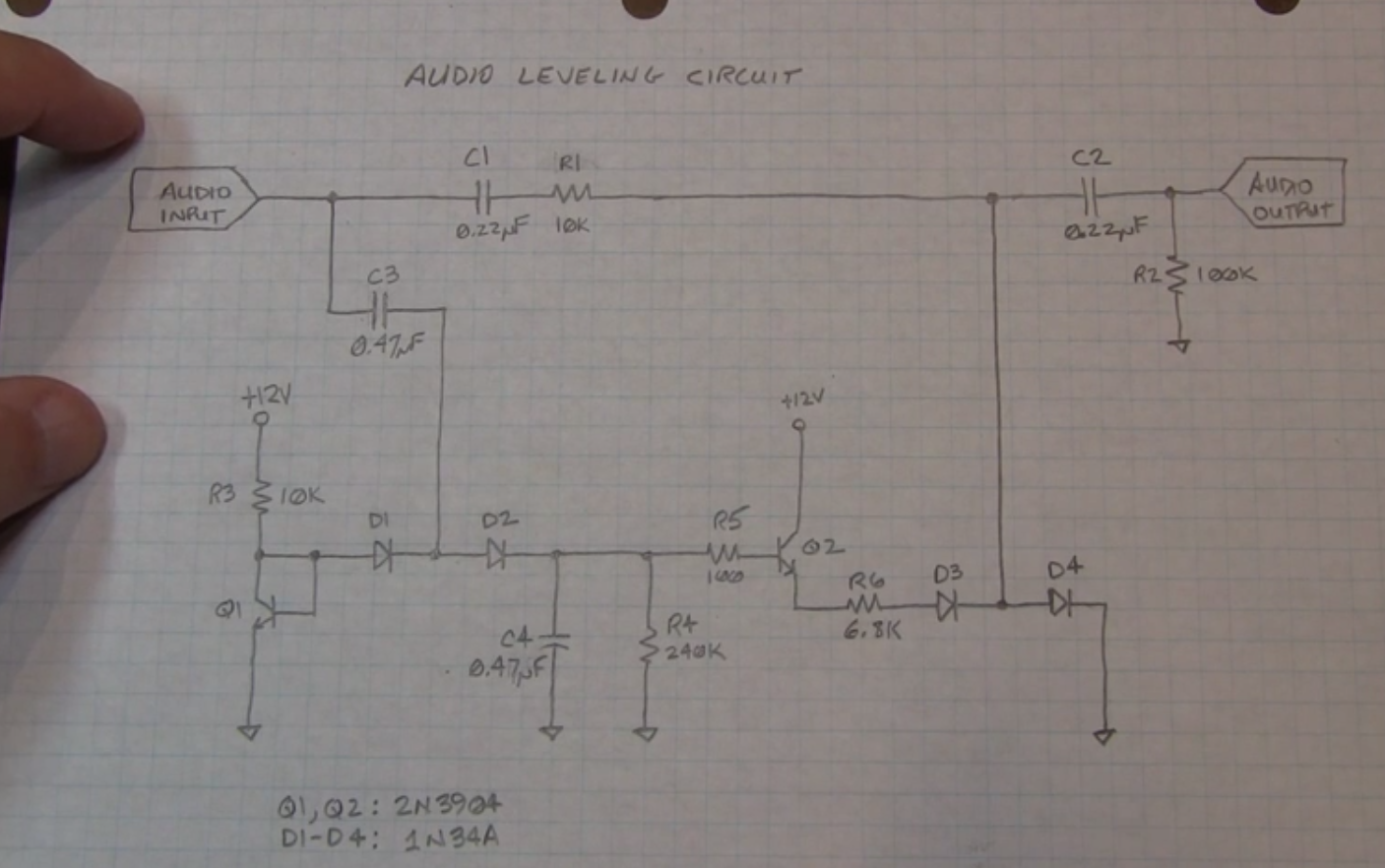 Automatic Audio Leveling Circuit Makes Scanning More Fun | Hackaday