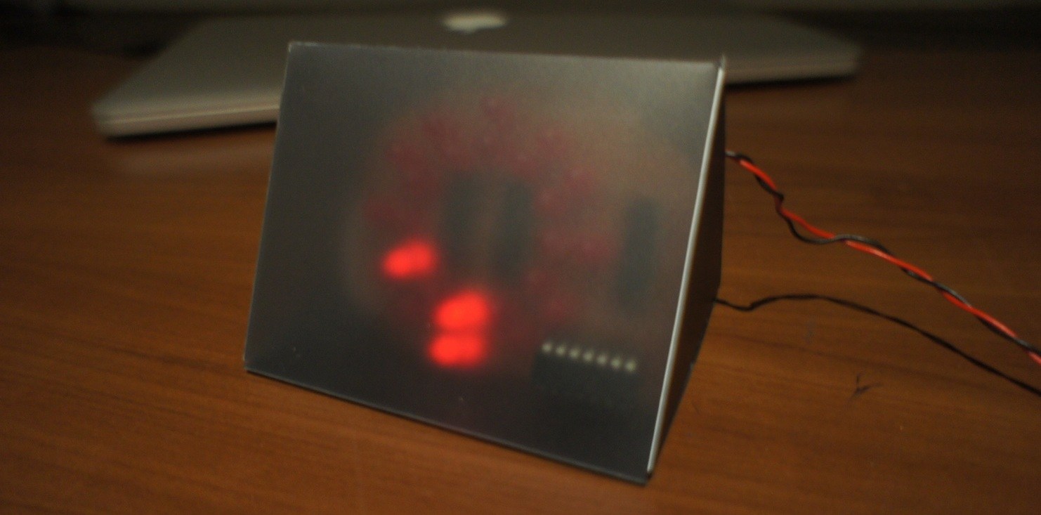 ATtiny84 Powered Minimalist LED Clock | Hackaday