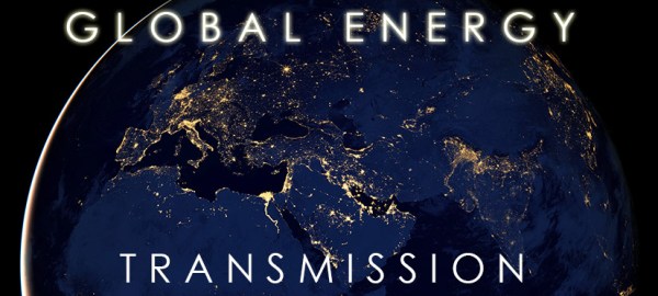 global transmission logo with earth in the background