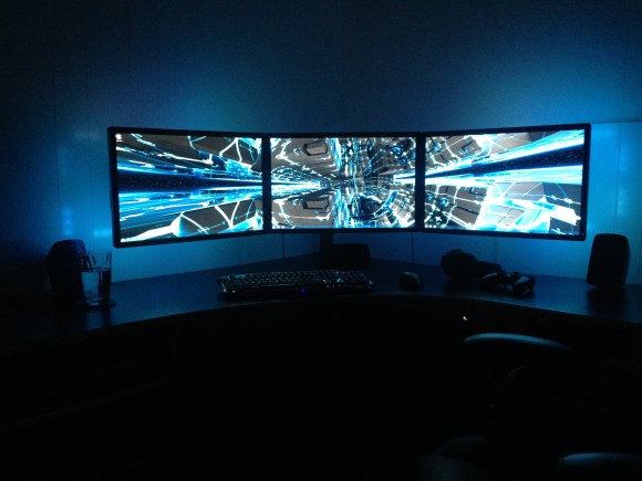 Triple Monitor Array Lights