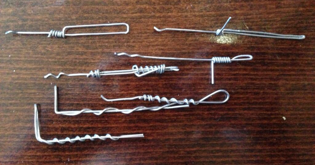 Paperclip Lock Picking Sets