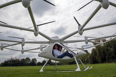 Volocopter is like a Quadcopter on Steroids