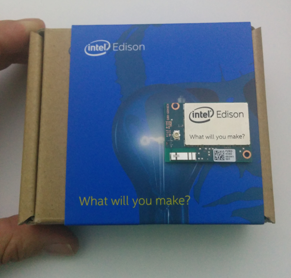 Intel Edison on a box