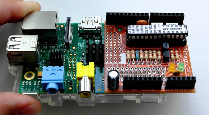 PiMagic RaspPi to Arduino Shield Interface