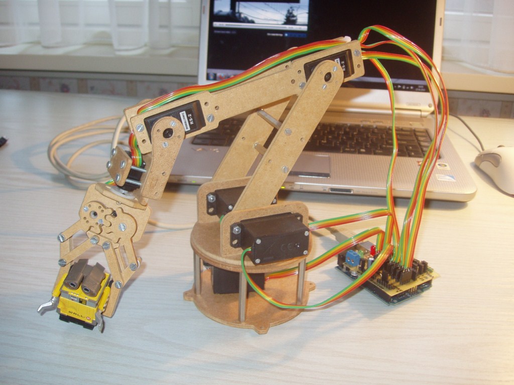 homemade robotic arm