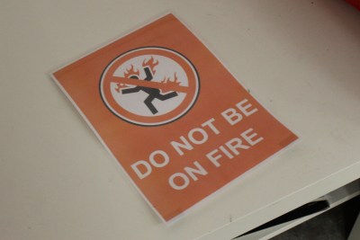 Do Not Be On Fire