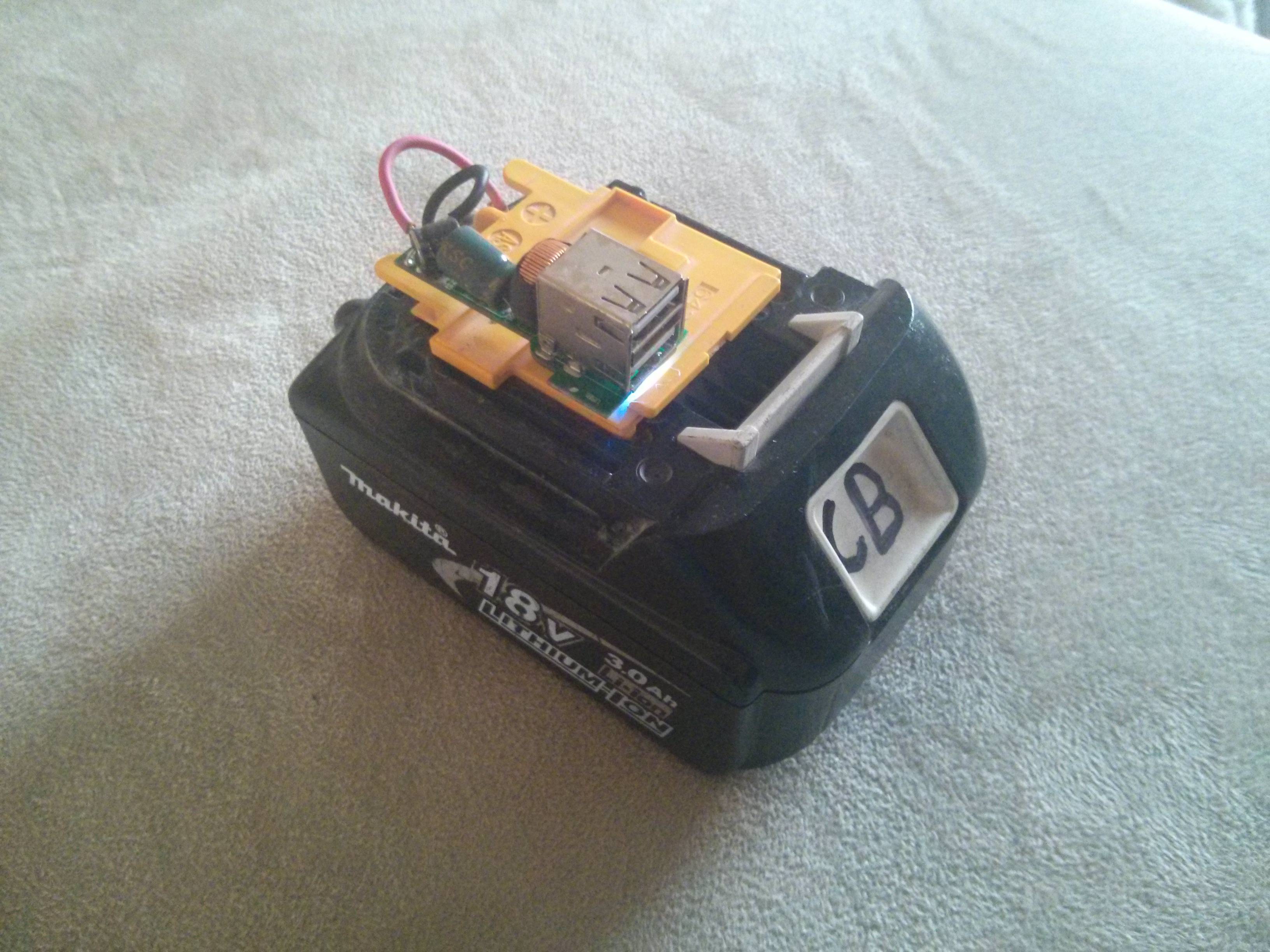 Turn Cordless Tool Batteries Into USB Chargers Hackaday