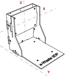 e-waste small 3d printer