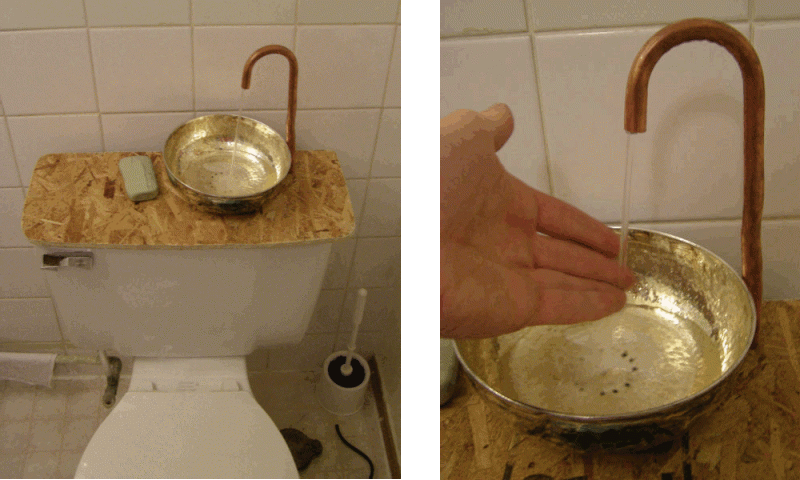 Toilet Sink Saves Water
