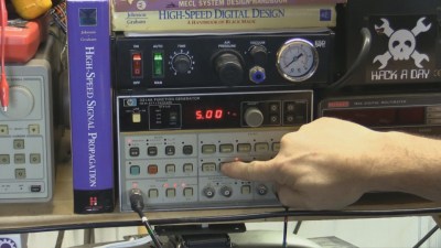 Demonstrating the HP3314A Sweep Function Generator