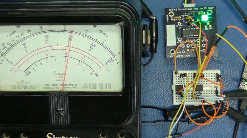 Simpson 260 showing an SPI controlled Digital Potentiometer