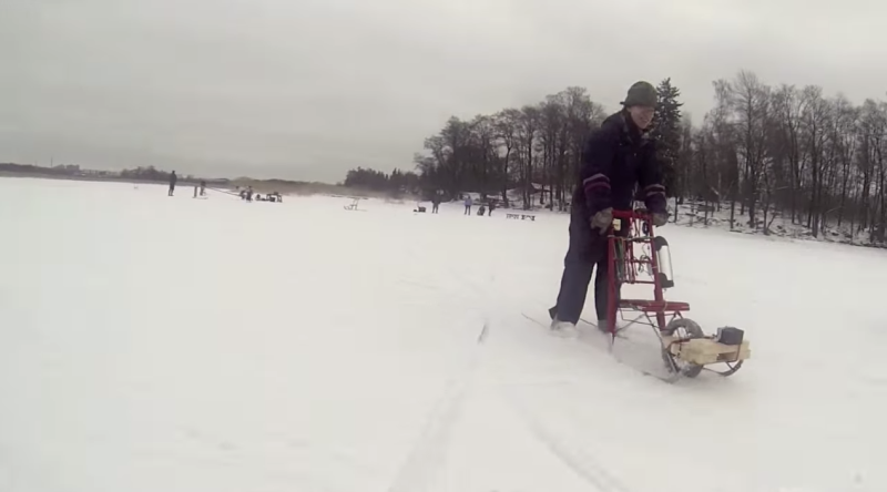 motorized sleigh