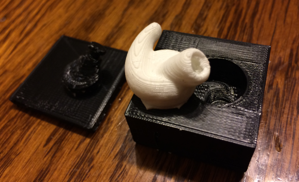 3d printed 2-part mold