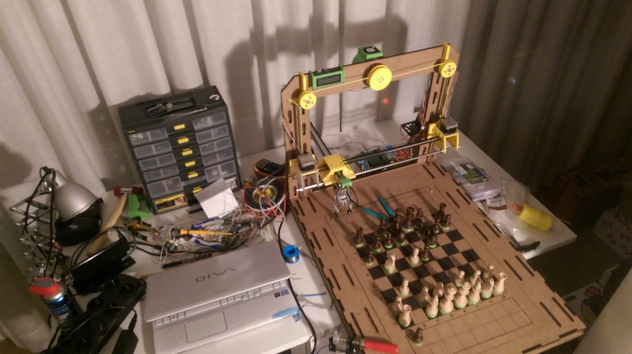 Chess Playing Robot Powered by Raspberry Pi - Raspberry Turk 