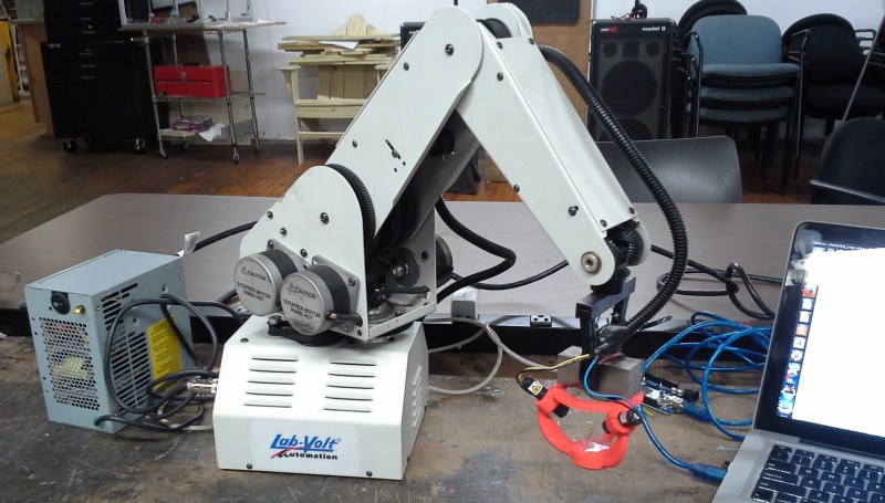 robot arm laser cutter