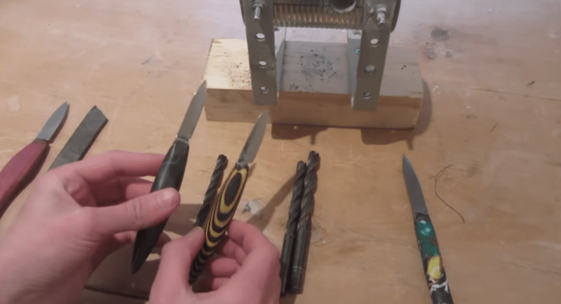 Knives out of Drill bits