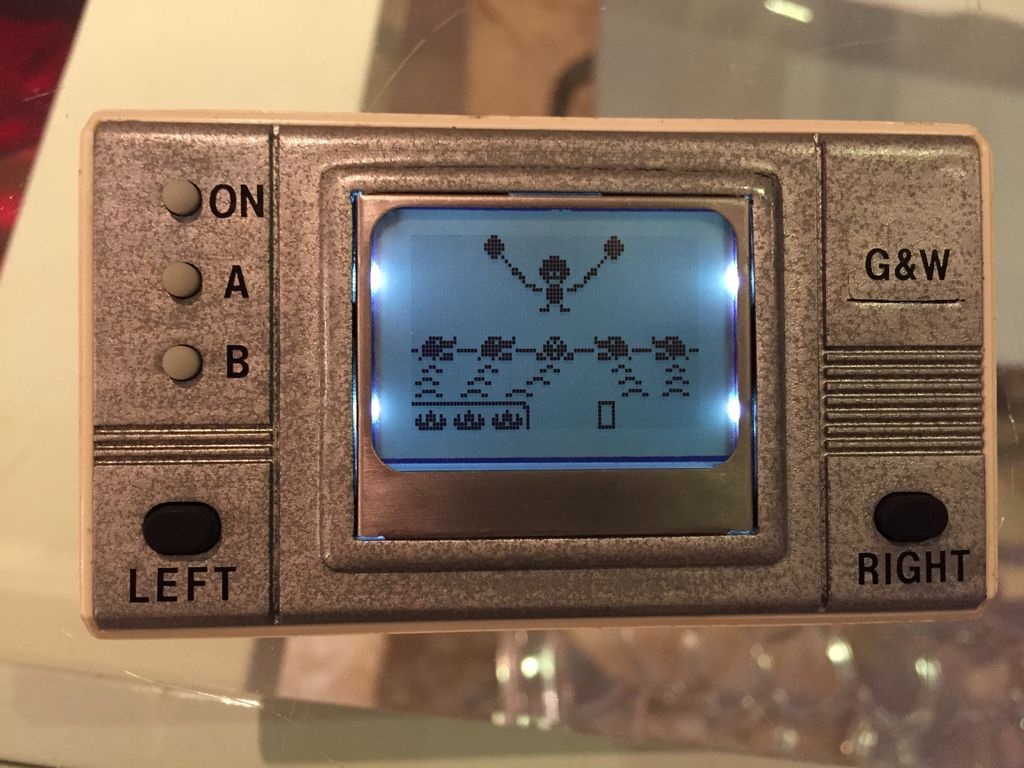 retro game and watch