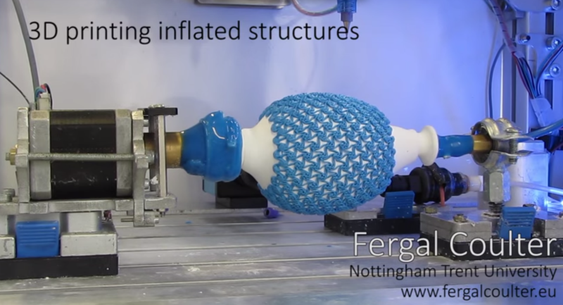 3D Printing on Inflatable Structures