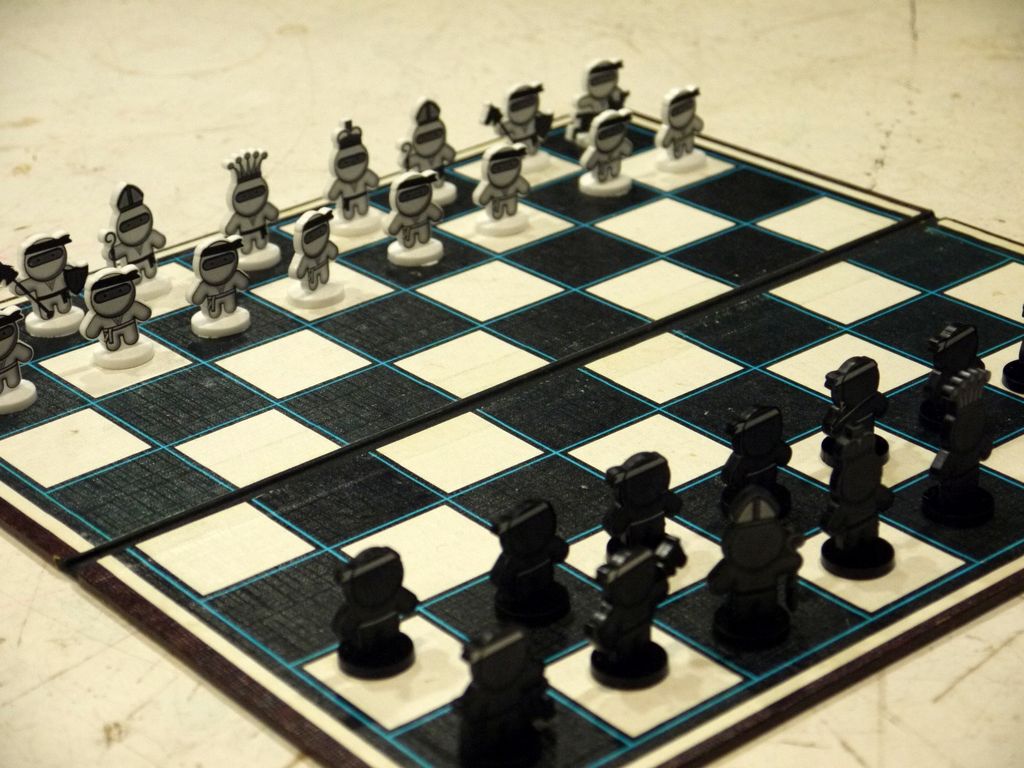 Make Your Own Ninja Chess Board | Hackaday