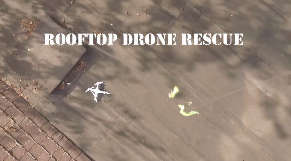 Rescuing a Drone with a Drone