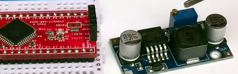 Breadboard Buck Converter (12Vin to 5Vout @ 3A) 