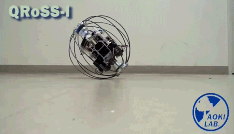 Continente meditación rodillo Spherical Robot Rolls Then Walks Into Action | Hackaday