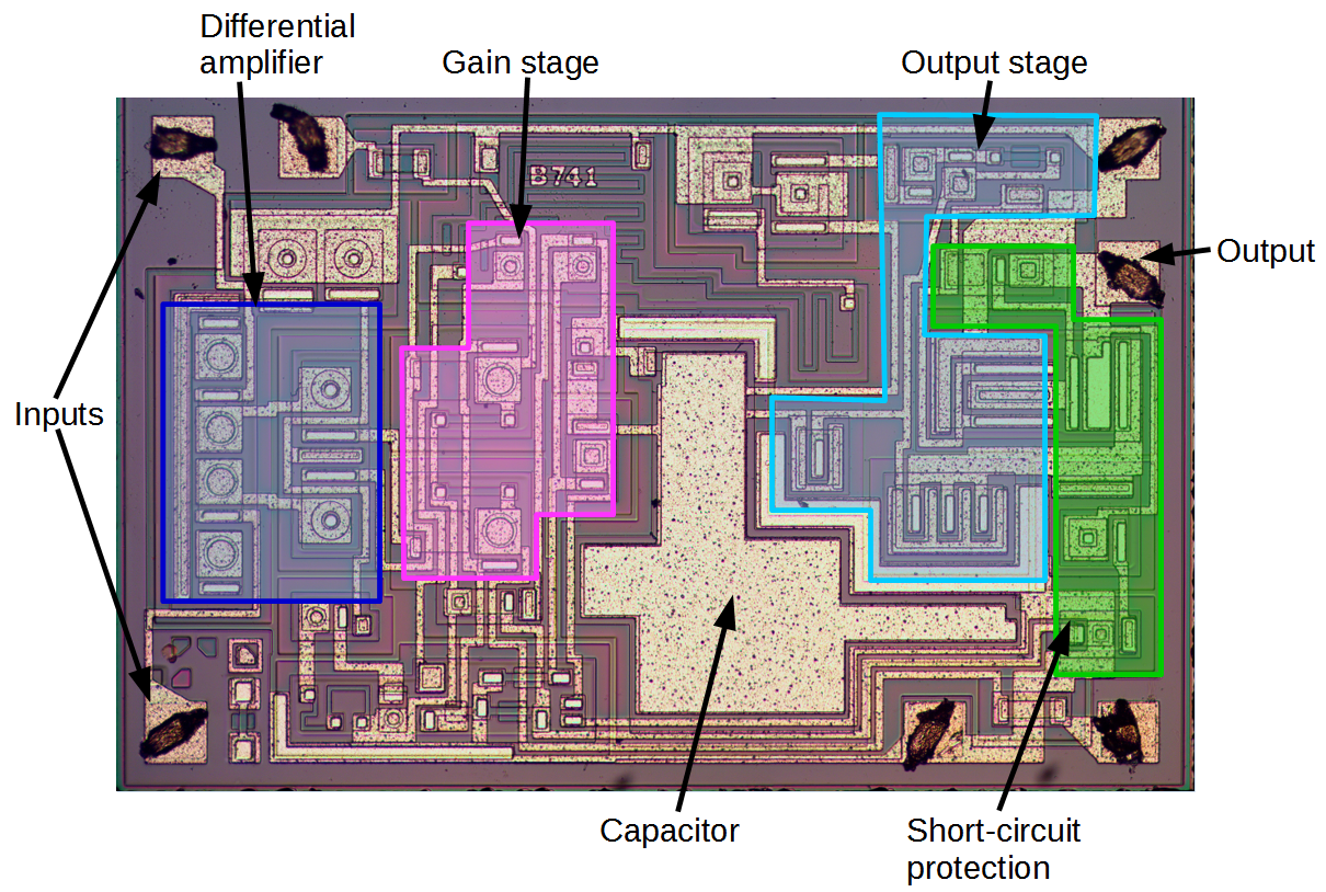 A Peek Under The Hood Of The 741 OpAmp Hackaday